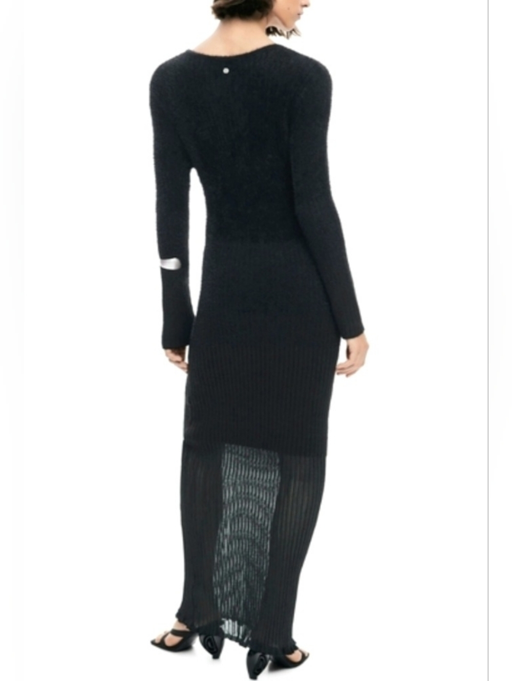 Desigual Sheer Fur Dress Size S - Picture 13 of 15